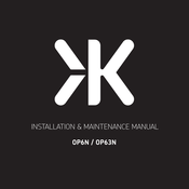 ML Accessories OP6N Installation & Maintenance Manual