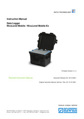 Data Technology NivuLevel Mobile Ex Instruction Manual
