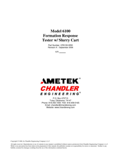 Chandler Engineering Ametek 6100 Manual