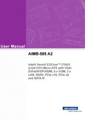 Advantech AIMB-585 A2 User Manual