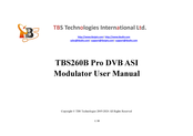 TBS technologies TBS260B User Manual