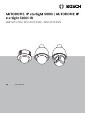 Bosch AUTODOME IP starlight 5000i IR User Manual