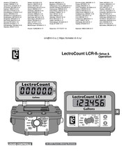 Liquid Controls LectroCount LCR-II E26 Series Setup & Operation