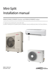 Samsung Lennox MWMD024S6-1P Installation Manual