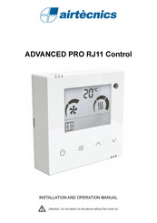 Airtecnics ADVANCED PRO Control Installation And Operation Manual
