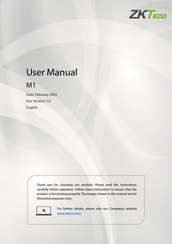 Zkteco M1 User Manual