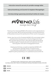 AVENO LIFE Nina Instruction Manual & Warranty