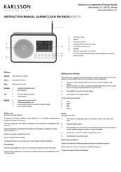 Karlsson KA6036 Instruction Manual
