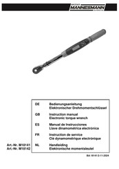 Mannesmann M18142 Instruction Manual