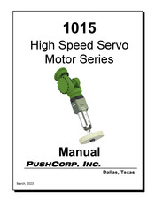 PushCorp 1015 Series Manual
