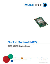 Multitech SocketModem MTQ-LNA7-B02-SP Device Manual