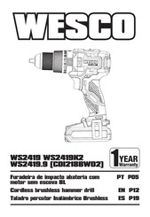 Wesco WS2419K2 Manual