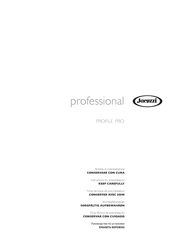Jacuzzi PROFESSIONAL PROFILE PRO Instructions For Preinstallation