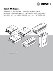 Bosch Midspan NPD-6001-I Installation Manual
