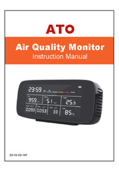 ATO Air Quality Monitor Instruction Manual