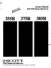 Scott 375R Service Manual