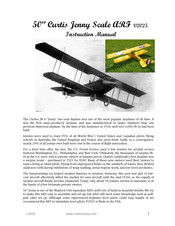 Maxford Curtis Jenny Scale ARF Instruction Manual