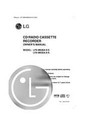 LG LPX-M935A Owner's Manual