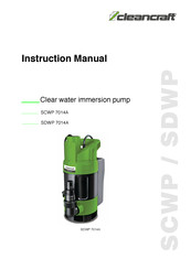 CleanCraft SCWP 7014A Instruction Manual