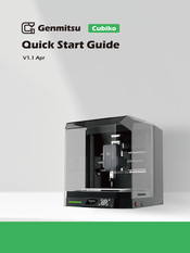 Genmitsu Cubiko Quick Start Manual