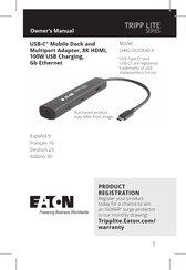 Eaton TRIPP LITE U442-DOCK40-6 Owner's Manual