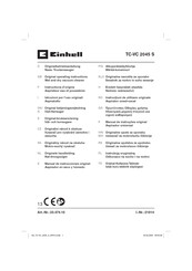 EINHELL TC-VC 2045 S Original Operating Instructions