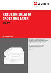 Würth CG 19 Translation Of The Original Operating Instructions