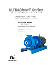 FTI Ultrachem UCP326 Operational Manual