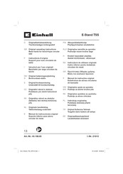 EINHELL E-Stand TSS Original Operating Instructions