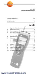 TESTO 425 Instruction Manual
