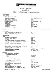 H.H. Scott 342 Service Manual