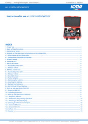 ICMA 81K1045BOGWGXGY Instructions For Use Manual