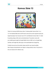 Huion Kamvas Slate 13 Manual