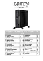camry Premium CR 7820 User Manual