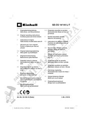 EINHELL 34.103.10 (Solo) Original Operating Instructions
