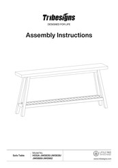 Tribesigns HOGA-JW0835 Assembly Instructions Manual
