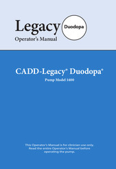 CADD Legacy Duodopa 1400 Operator's Manual