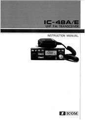 Icom IC-48E Instruction Manual