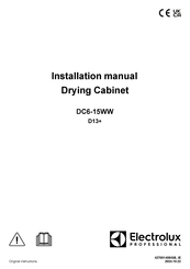 Electrolux DC6-15WW Installation Manual