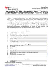 Texas Instruments bq20z70EVM-001 User Manual