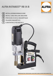 ALFRA 18400 Rotabest RB 35B Operation Manual