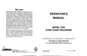 Simpson Electric 2750 Operator's Manual