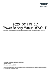Geely KX11 PHEV 2023 Manual