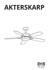 IKEA AKTERSKARP Manual