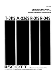Scott R-315 Service Manual