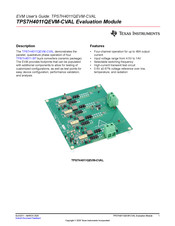 Texas Instruments TPS7H4011QEVM-CVAL User Manual