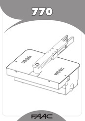 FAAC 770 Lento Manual