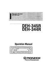 Pioneer DEH-344R EW Operation Manual