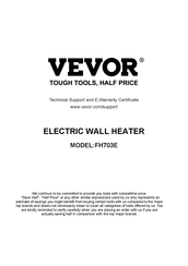 VEVOR FH703E Manual