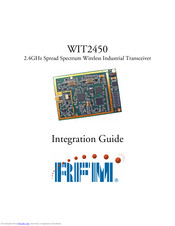 RFM WIT2450FG Integration Manual